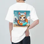 癒しの部屋🐾໒꒱の着ぐるみCat★ ヘビーウェイトTシャツ