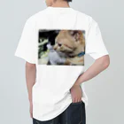 ayamomohidemiのキュートな猫猫あくび Heavyweight T-Shirt