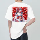 かるるんショップの桜と新人歌手と　 Heavyweight T-Shirt