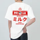 Stylo Tee Shopの（両面）温泉牛乳のミルク♨ ヘビーウェイトTシャツ