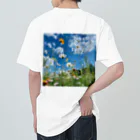 ドライバーの色々な草花 Heavyweight T-Shirt