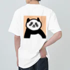 Hituji-meeのナチュラルパンダ ヘビーウェイトTシャツ