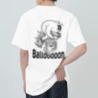 nidan-illustrationの"Ballooooon" #2 ヘビーウェイトTシャツ