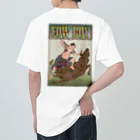 nidan-illustrationの"cow boy"(武者絵) #2 ヘビーウェイトTシャツ