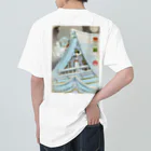 nidan-illustrationの"女雪宮・冬" #2 Heavyweight T-Shirt