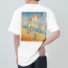 nidan-illustrationの"双輪車娘之圖會" 2-#2 ヘビーウェイトTシャツ