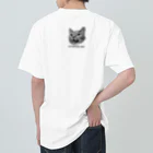 STOP MAOCHING SENSEのニャンデスト／不満 ヘビーウェイトTシャツ