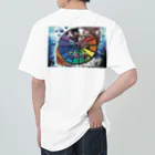 AkironBoy's_ShopのPEACE AND LOVE 〜平和と愛は何処からくるのか❓〜 ヘビーウェイトTシャツ