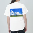 pattedyrの高原の青空 ヘビーウェイトTシャツ