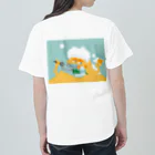 myonの桜島と、ビールと、音楽。 Heavyweight T-Shirt