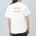 swimming_fruitsのEverything is Temporary ヘビーウェイトTシャツ