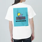 hassy3160のwhite beach vibesデザイン ヘビーウェイトTシャツ