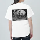 Skull sectionのドクロとバイク Heavyweight T-Shirt