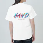 HAND_design_2023のHANDロゴ(グラデーション) ヘビーウェイトTシャツ