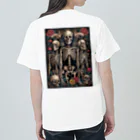 Skull sectionのドクロと薔薇 ヘビーウェイトTシャツ