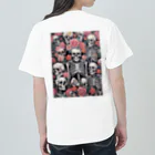 Skull sectionの薔薇とドクロ ヘビーウェイトTシャツ