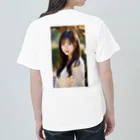 BeautifulLadyCollectionTokyoのAI下着美女(白) ヘビーウェイトTシャツ