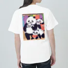 CuteInkoMunchのパンダの冒険 Heavyweight T-Shirt