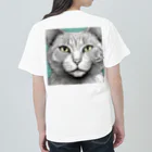 にゃんこーねこのドアップ猫 Heavyweight T-Shirt