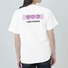 lapinmonmonのLapinMonmon pink-heart ヘビーウェイトTシャツ