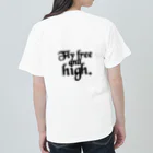 TaDan_StoreのFly free and high.【背面】 ヘビーウェイトTシャツ