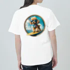 Surfing Dogの波乗りトイプードル Heavyweight T-Shirt