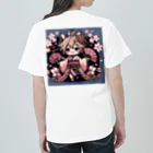 Angelheart-303の桜舞う ヘビーウェイトTシャツ