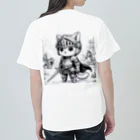 われらちきゅうかぞくのナイト キャッツ(Knight Cats) Heavyweight T-Shirt