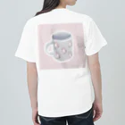 ふわぽこにゃんにゃんSHOP☁️🫧SUZURI支店のねこねこねこねこピンクシャム猫柄♪おきにいりのマグカップ Heavyweight T-Shirt