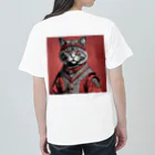 hogarakuの縄文猫 ヘビーウェイトTシャツ