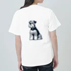 チワワのすももdear.moのハンサムボーイシュナウザー Heavyweight T-Shirt