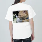 ayamomohidemiのキュートな猫猫あくび Heavyweight T-Shirt