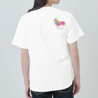 AtelierBoopのアレグリヘ　コーギー ヘビーウェイトTシャツ