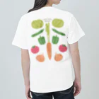 たっちからぁショップのなでなで野菜ナチュラル Heavyweight T-Shirt