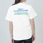 Mona♡ChirolのWorld of Love＆Peace＆SmileーBlue Vol.②ー ヘビーウェイトTシャツ