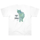 SHOP AKIの猫とカエル グラフィックTシャツ Heavyweight T-Shirt