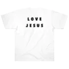 LovedのLOVE JESUS(simple) ヘビーウェイトTシャツ