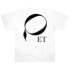 Egyptian TriangleのET "Q" BLK ヘビーウェイトTシャツ