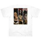 404 Art WorksのThree Heads In the Void Heavyweight T-Shirt