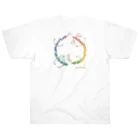 恵美寿龍®︎えびすりゅうの開運 🌈虹龍 🐉 レインボードラゴン ヘビーウェイトTシャツ