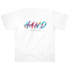 HAND_design_2023のHANDロゴ(グラデーション) ヘビーウェイトTシャツ