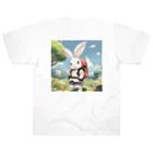 kawaiinekochanの可愛いウサギ Heavyweight T-Shirt