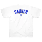 Super Sauna StyleのSAUNER1137 Blue Heavyweight T-Shirt