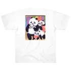 CuteInkoMunchのパンダの冒険 Heavyweight T-Shirt