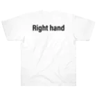 ø   [œ]   =  ［íːkwəl］のSays in the back 「背中で語る」vh-03 Heavyweight T-Shirt