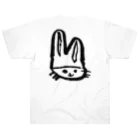 漢字Tシャツ通販の筆うさ墨絵（ふでうさ すみえ） ヘビーウェイトTシャツ