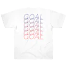 ピーチャン's SHOPのGOALGOALGOAL ヘビーウェイトTシャツ