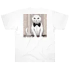 にゃんこーねこの紳士な猫 Heavyweight T-Shirt