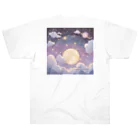 hydrangea-macrophyllaのLost in the magic of celestial dreams. ヘビーウェイトTシャツ