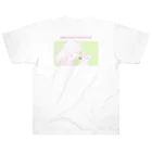 nya-mew（ニャーミュー）のネコチャン×ネコチャン(バックプリント) ヘビーウェイトTシャツ